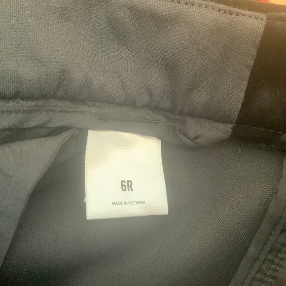 Express Editor Black Velvet Trouser Pants - Picture 5 of 5